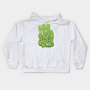 Melbourne Lettering - Green Kids Hoodie